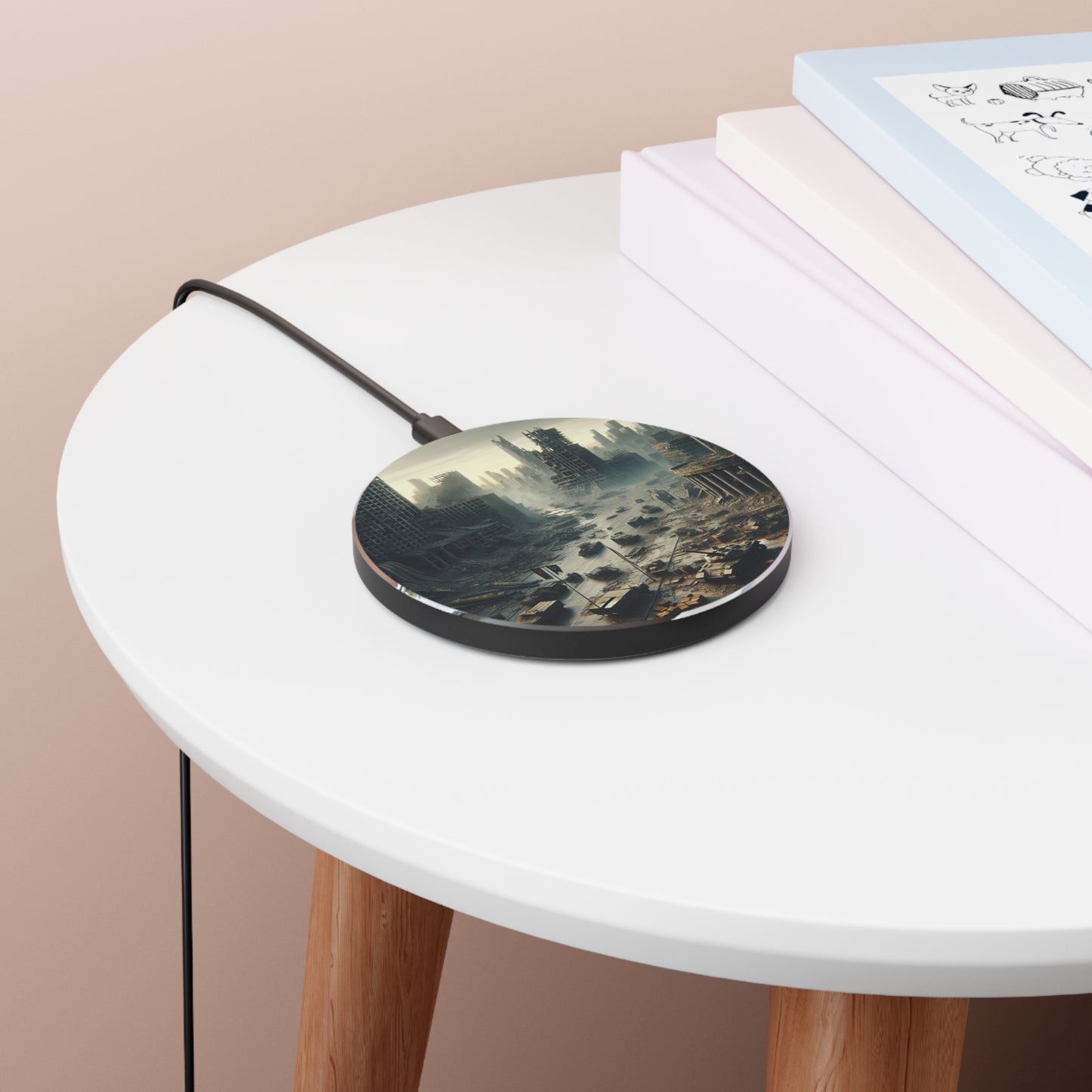 Futuristic Wireless Charger for Sci-Fi Lovers, Desk Accessory, Gift for Tech Enthusiasts, Unique Charging Pad. - Super Tech Bargains