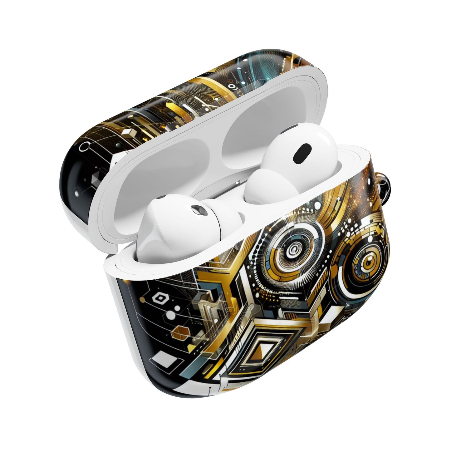 Futuristic AirPod Case - Unique Design for Tech Lovers, Stylish Accessories. - Super Tech Bargains