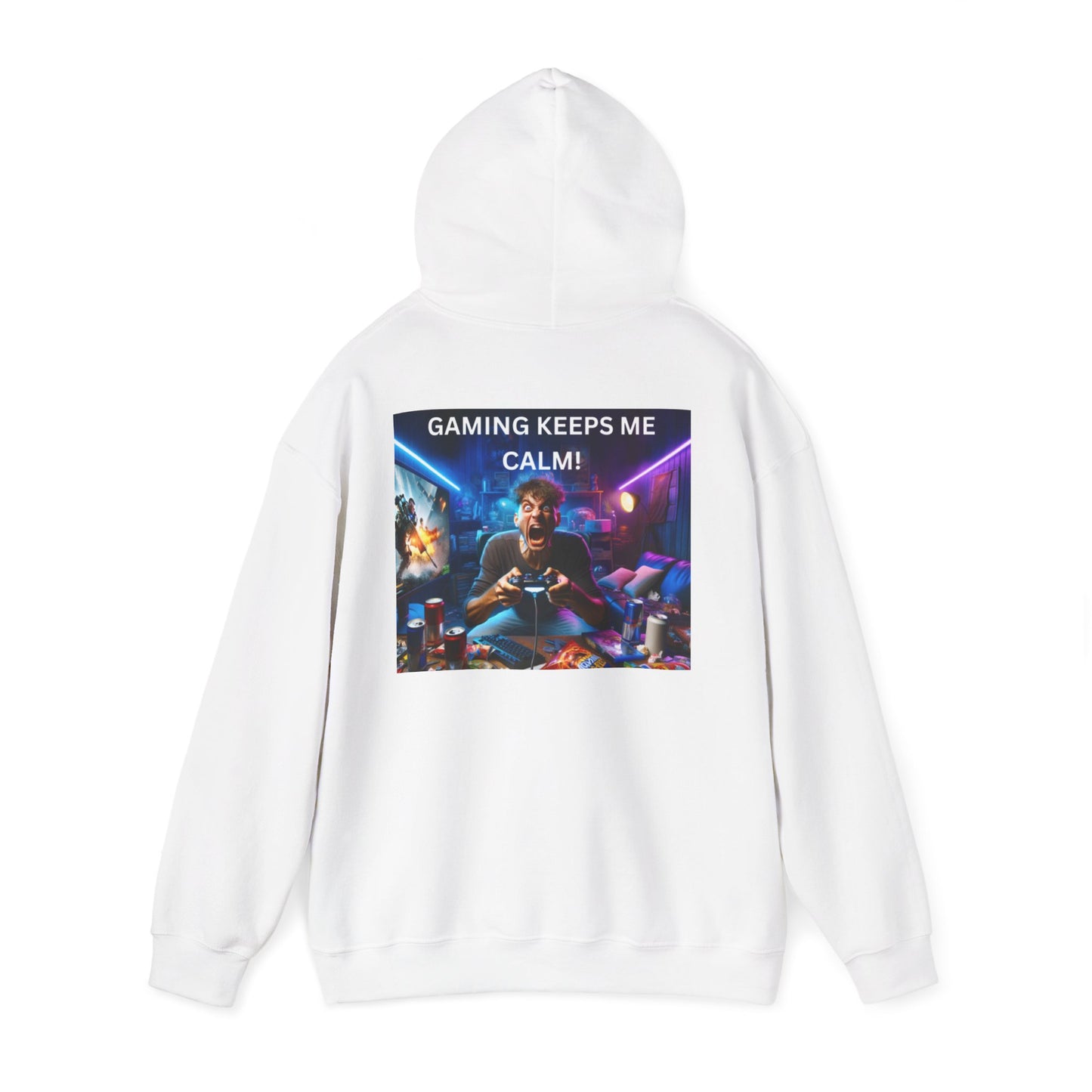 Gaming Keeps Me Calm Hoodie, Unisex Sweatshirt for Gamers. - Super Tech Bargains