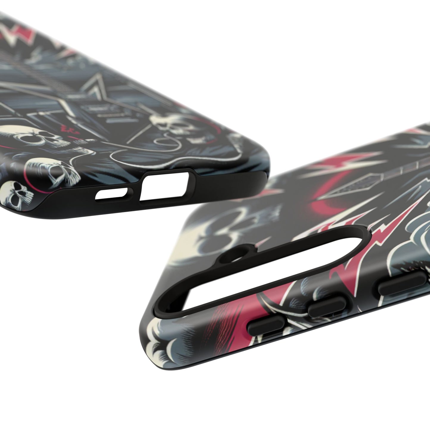 Android Tough Phone Case: Metal Inspired
