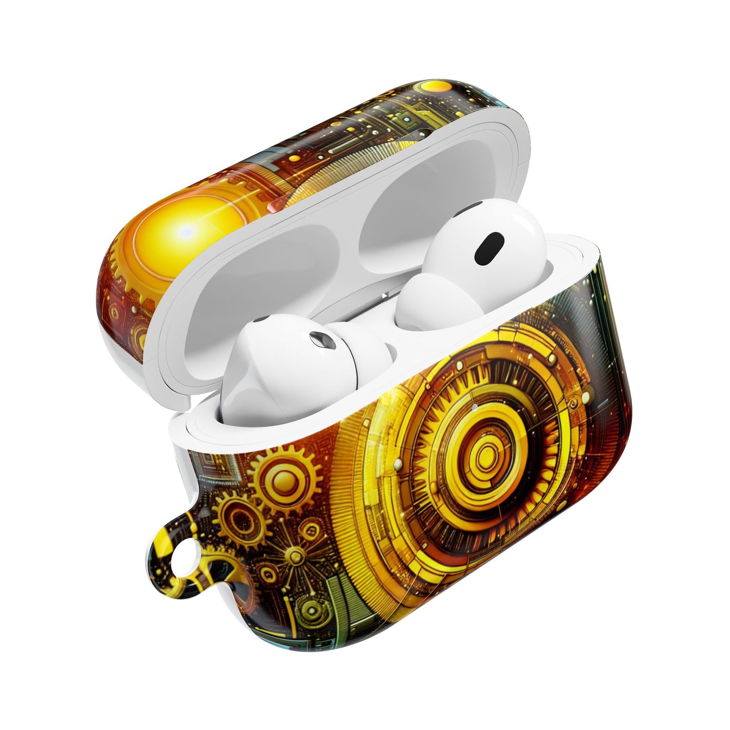 Futuristic Design AirPod Case - Tech Lover's Accessory - Super Tech Bargains