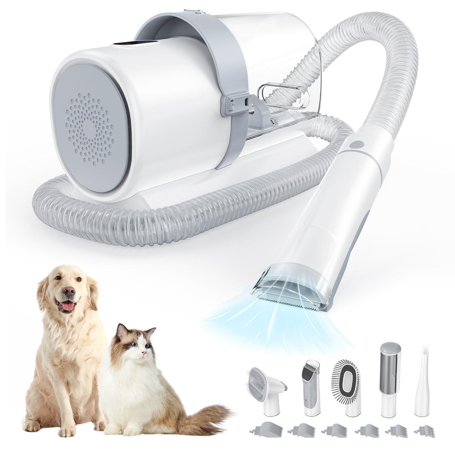 Low Noise Pet Hair Trimmer – Professional Grooming Kit for Pets - Super Tech Bargains
