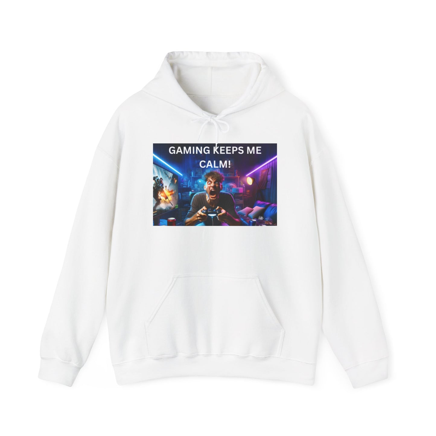 Gaming Keeps Me Calm Hoodie, Unisex Sweatshirt for Gamers. - Super Tech Bargains