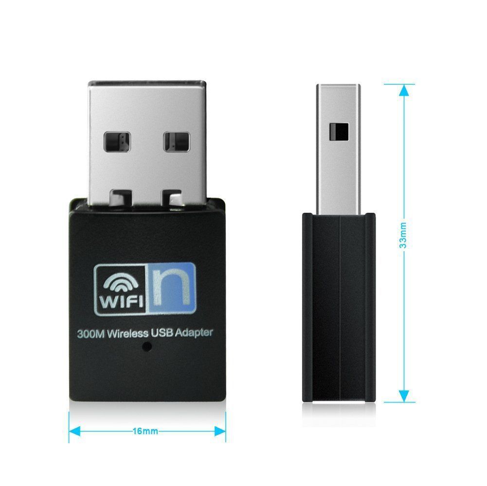 WiFi Wireless USB Mini Receiver – 300Mbps High-Speed Network Adapter - Super Tech Bargains