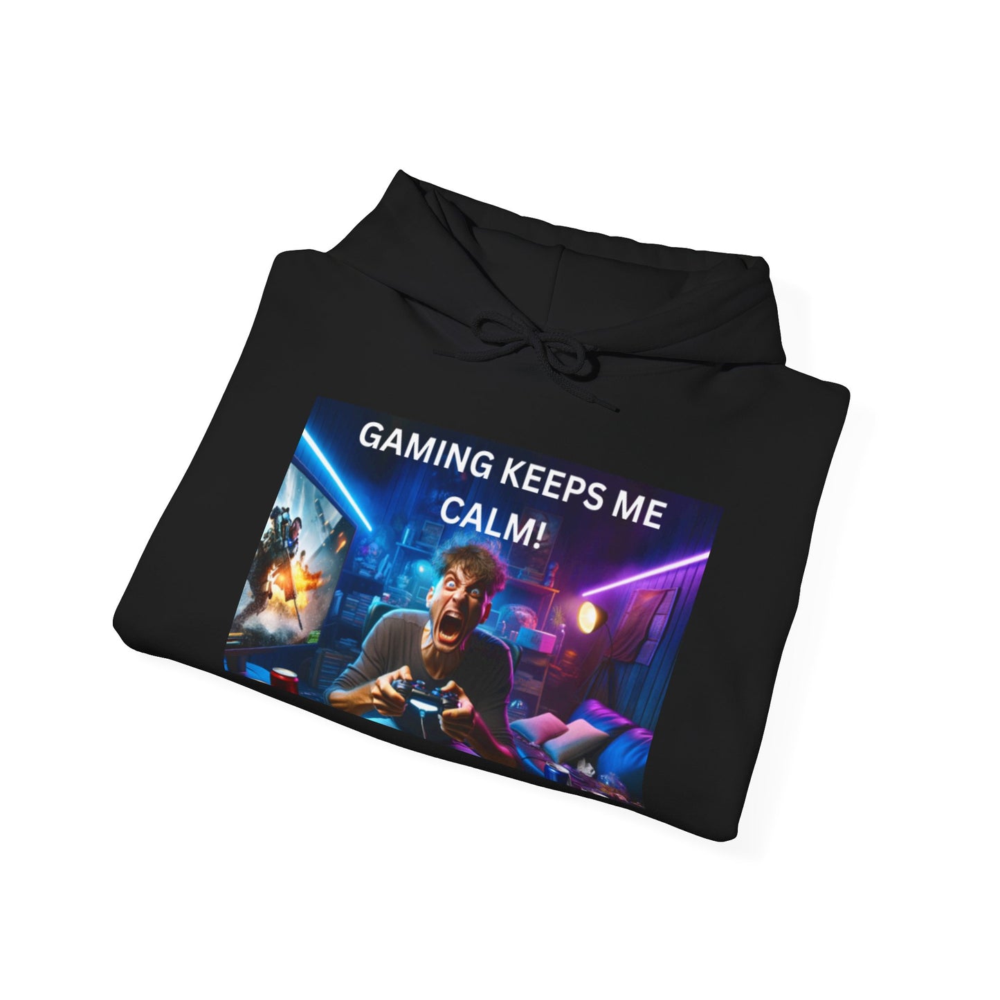 Gaming Keeps Me Calm Hoodie, Unisex Sweatshirt for Gamers. - Super Tech Bargains