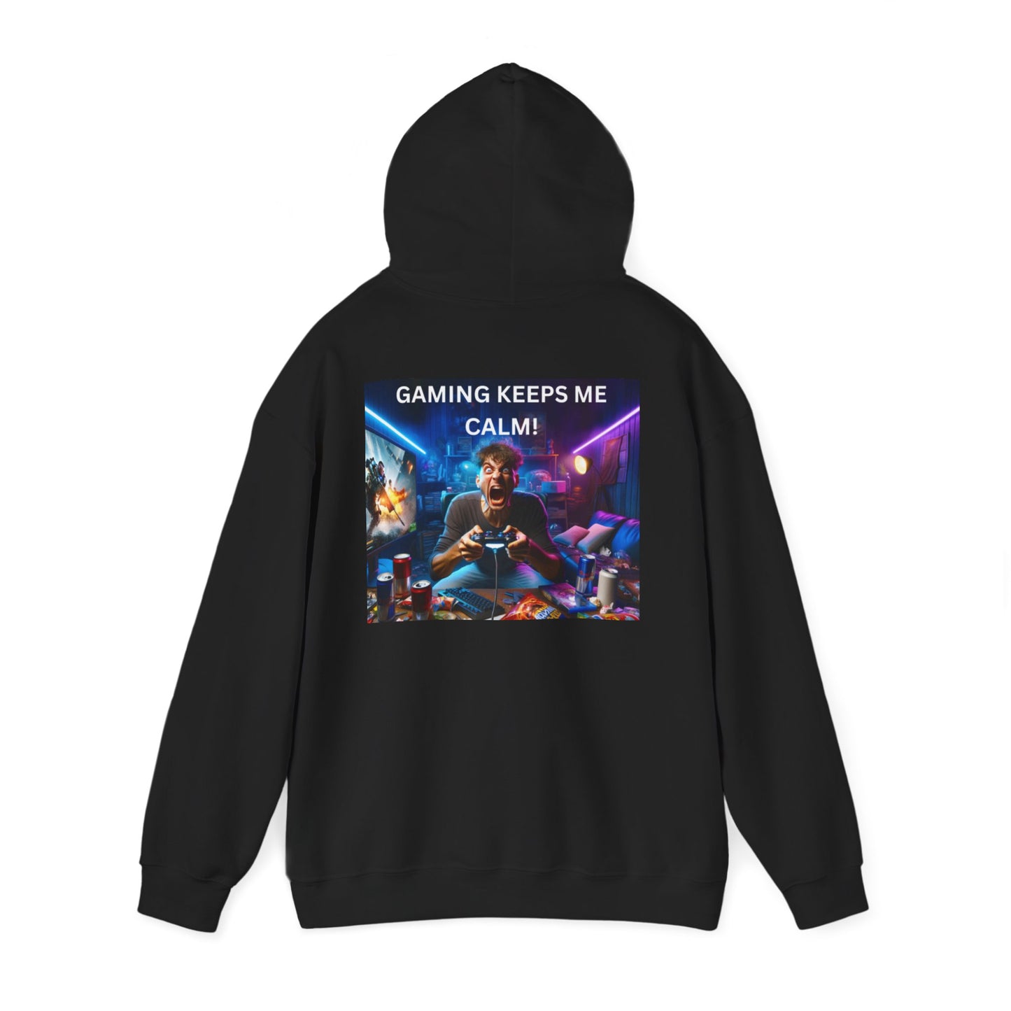 Gaming Keeps Me Calm Hoodie, Unisex Sweatshirt for Gamers. - Super Tech Bargains