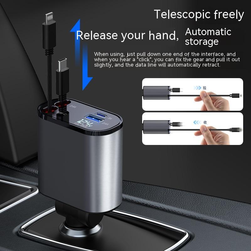 Metal Car Charger USB And TYPE-C Adapter - Super Tech Bargains