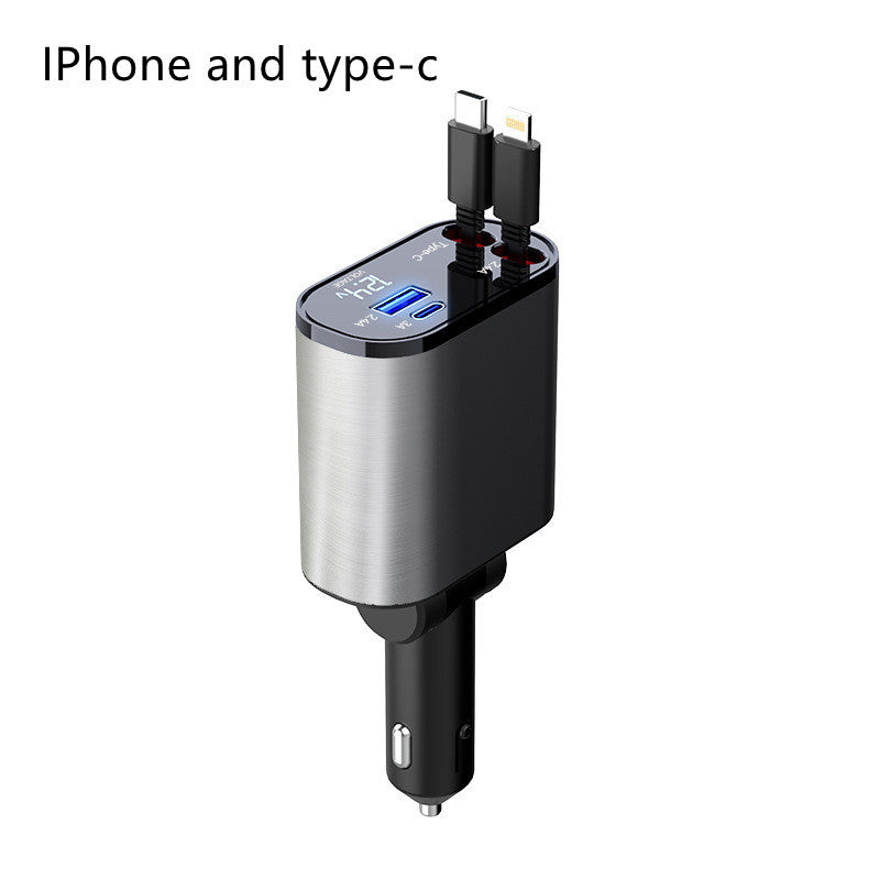 Metal Car Charger USB And TYPE-C Adapter - Super Tech Bargains