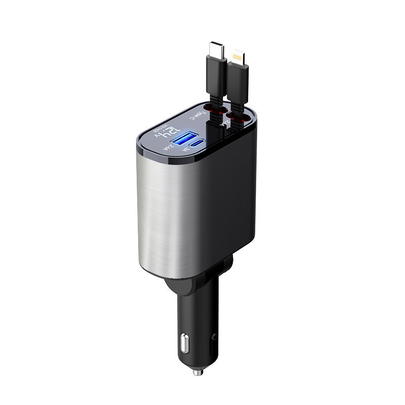 Metal Car Charger USB And TYPE-C Adapter - Super Tech Bargains