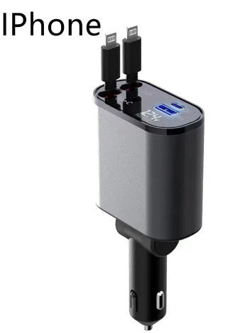 Metal Car Charger USB And TYPE-C Adapter - Super Tech Bargains
