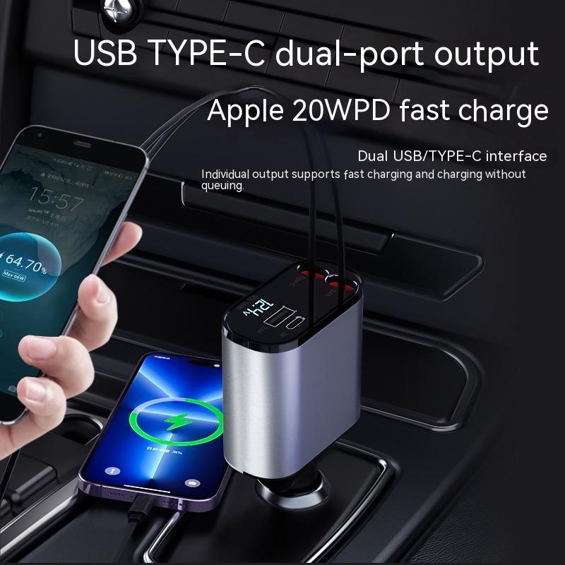 Metal Car Charger USB And TYPE-C Adapter - Super Tech Bargains