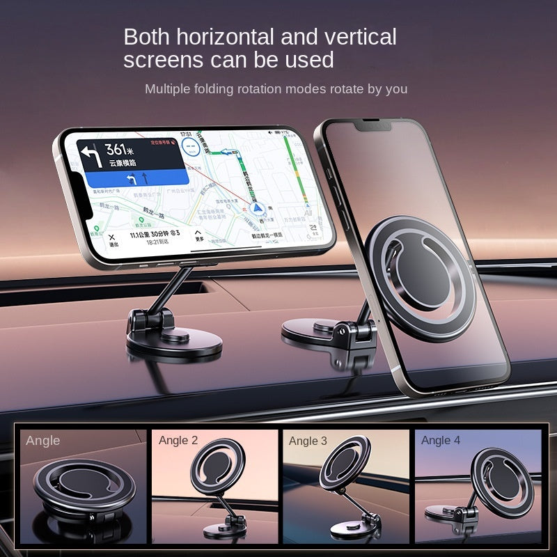 All-Metal Magnetic Car Phone Mount for MagSafe – 360° Adjustable Dash Holder for iPhone & Android - Super Tech Bargains