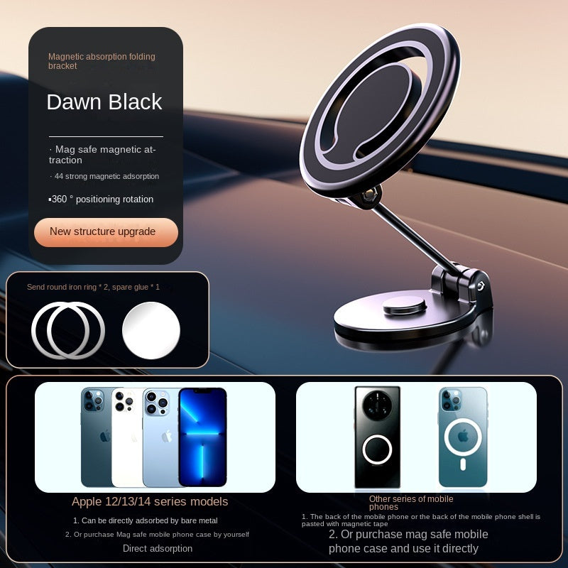 All-Metal Magnetic Car Phone Mount for MagSafe – 360° Adjustable Dash Holder for iPhone & Android - Super Tech Bargains