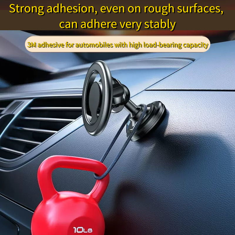 All-Metal Magnetic Car Phone Mount for MagSafe – 360° Adjustable Dash Holder for iPhone & Android - Super Tech Bargains