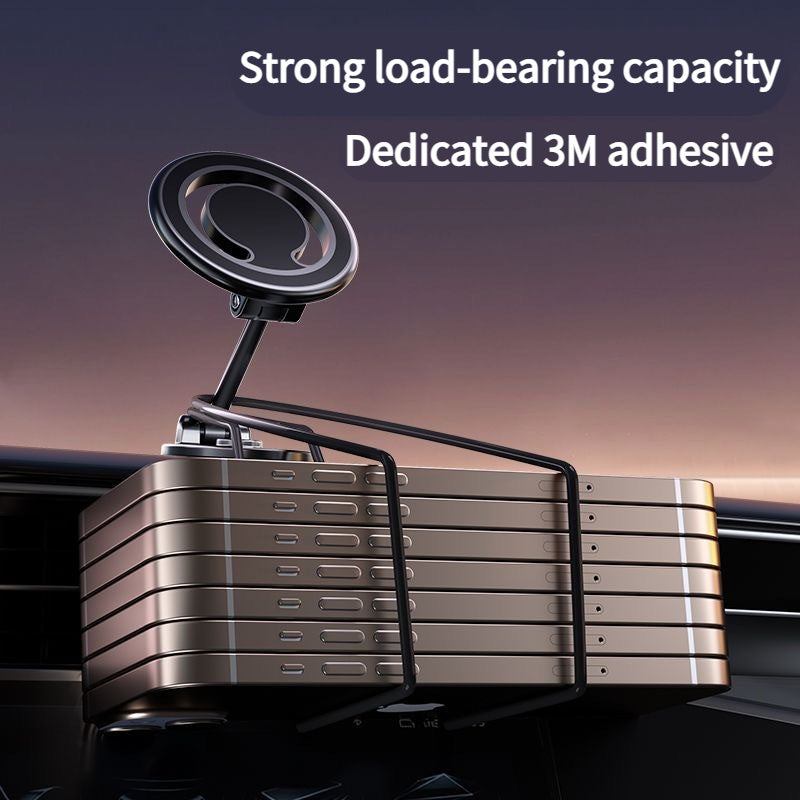 All-Metal Magnetic Car Phone Mount for MagSafe – 360° Adjustable Dash Holder for iPhone & Android - Super Tech Bargains