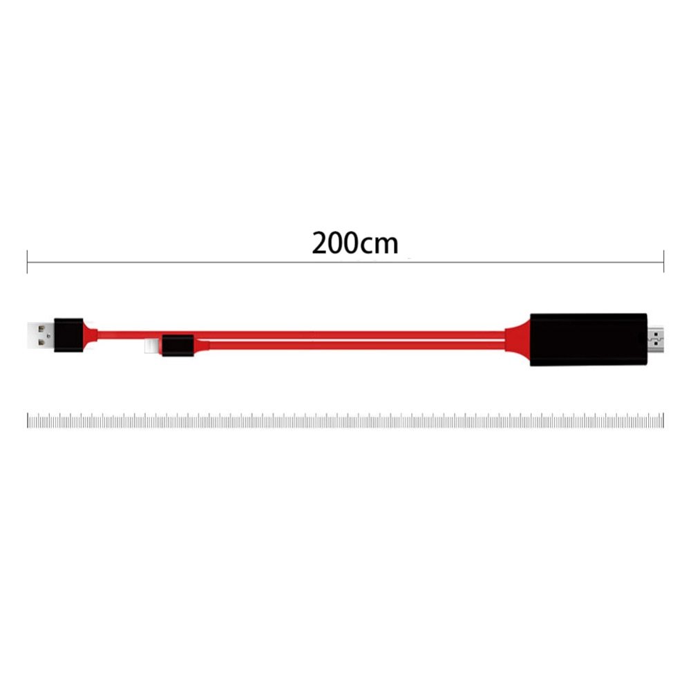 2M Lightning to HDMI HDTV AV Adapter Cable - Super Tech Bargains