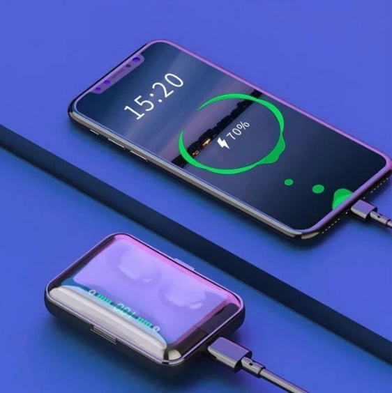 Multifunctional Bluetooth Headset – Wireless Audio, Power Bank & Phone Stand - Super Tech Bargains