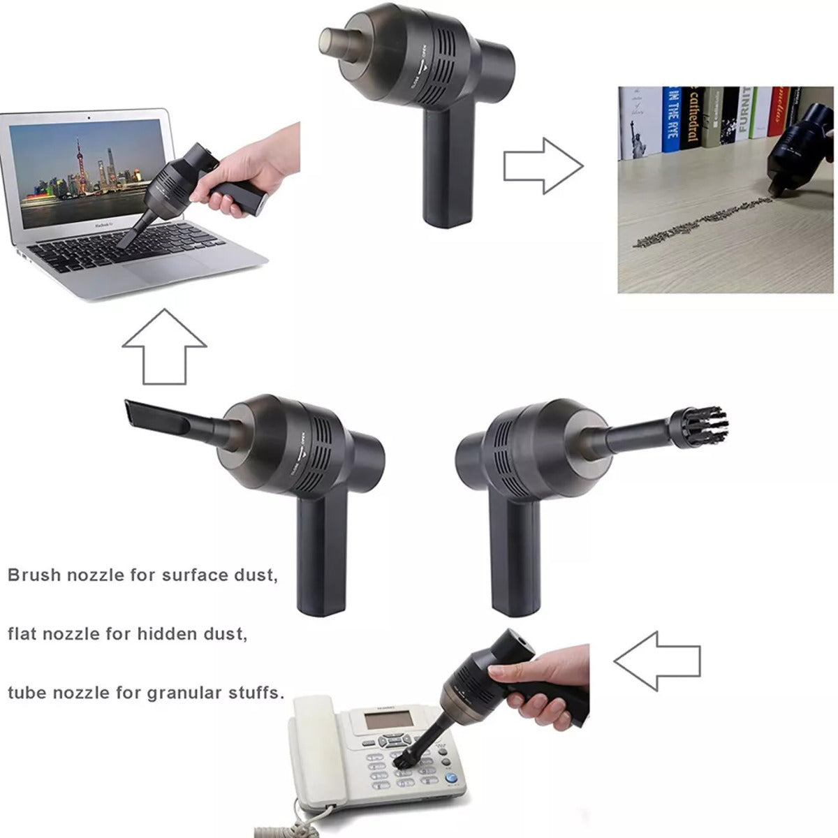 Portable Cordless Electric Air Duster - Super Tech Bargains