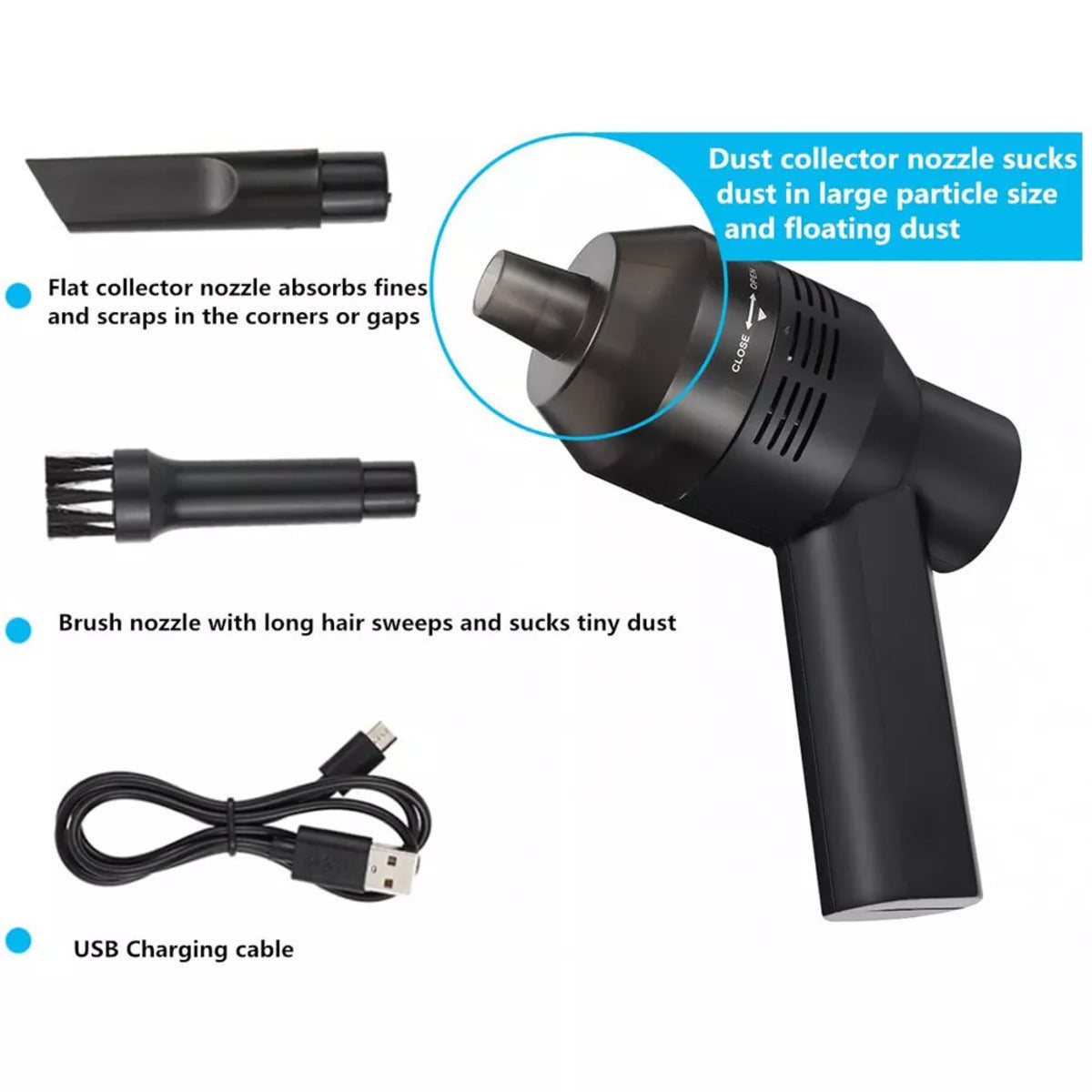 Portable Cordless Electric Air Duster - Super Tech Bargains