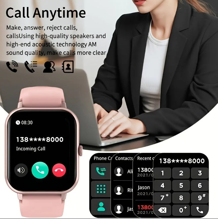 ZL54CJ Smartwatch – Bluetooth Call, Heart Rate Monitor, Fitness Tracker, Waterproof. - Super Tech Bargains