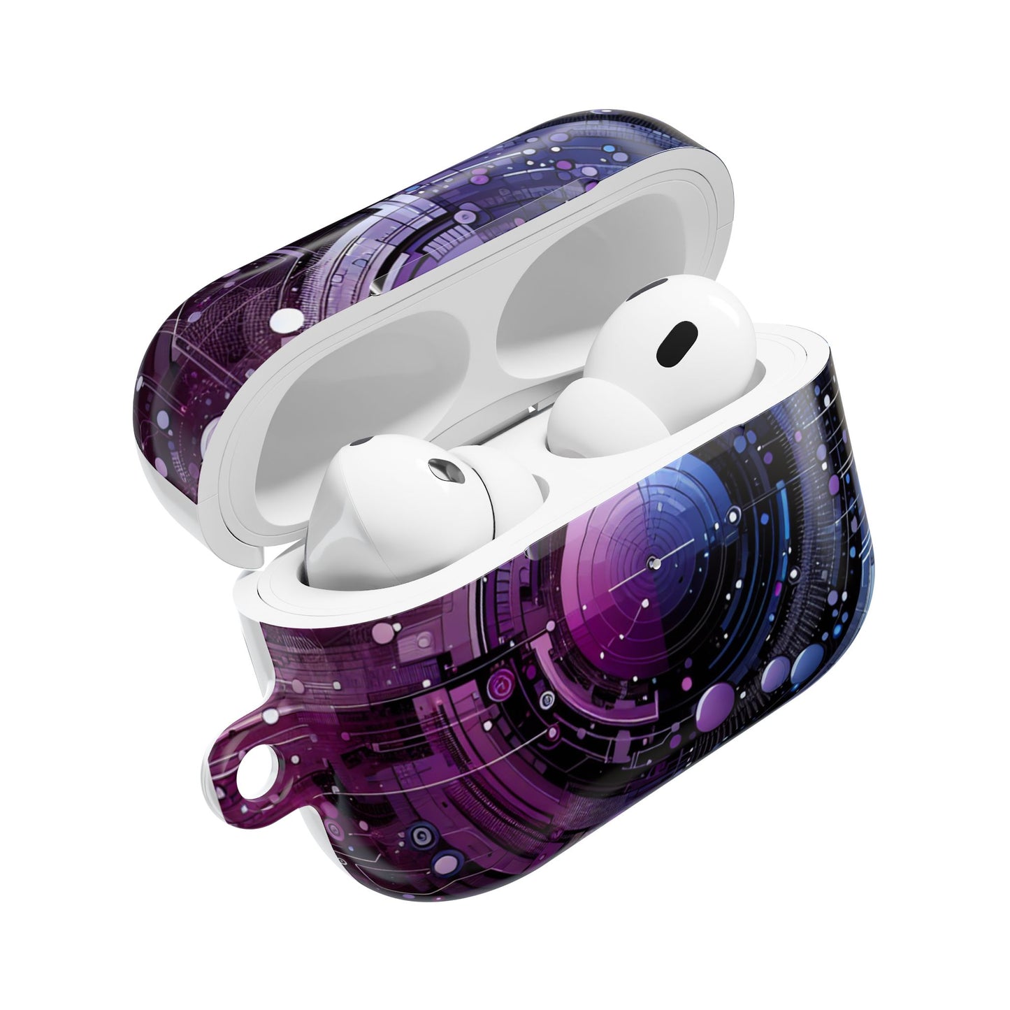 Futuristic AirPod Case - Stylish Galaxy Design for Tech Lovers - Super Tech Bargains