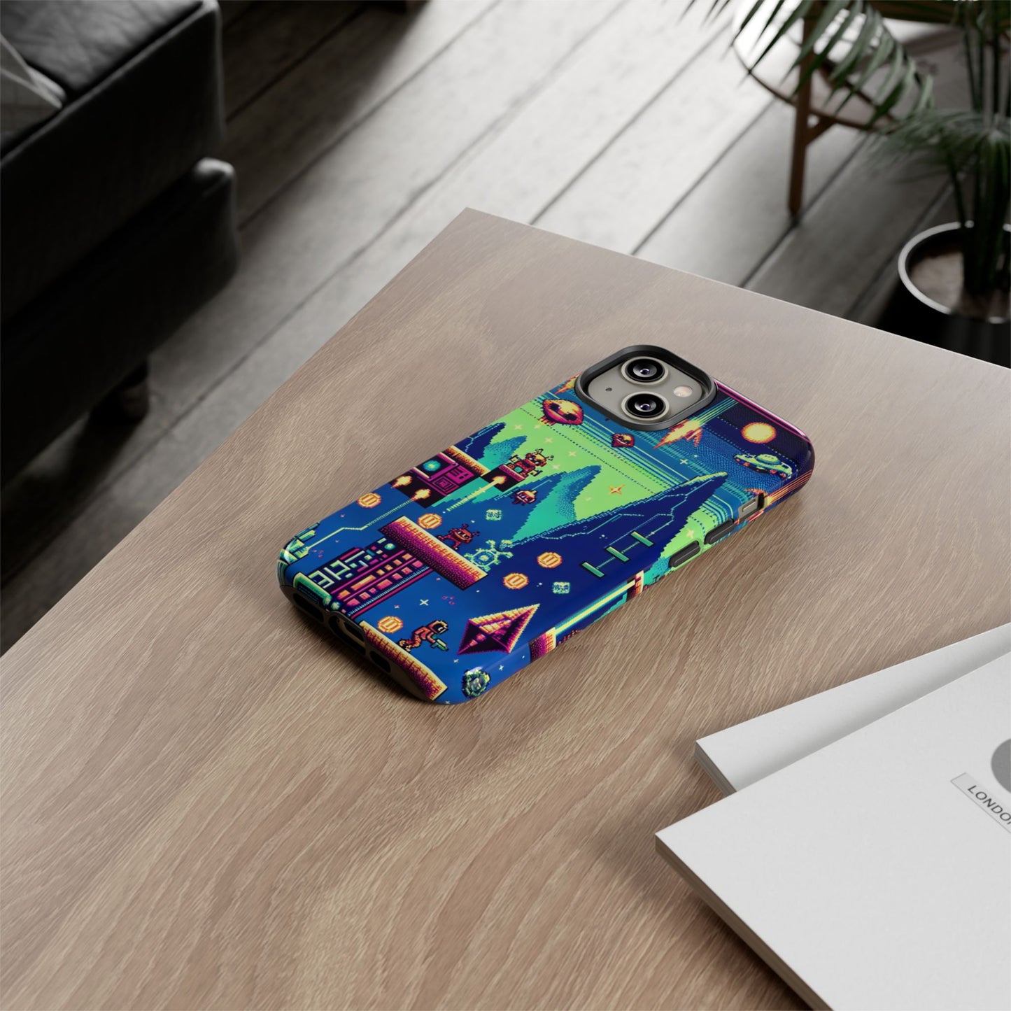 iPhone Retro Gaming Tough Case - Pixel Art Design for Gamers
