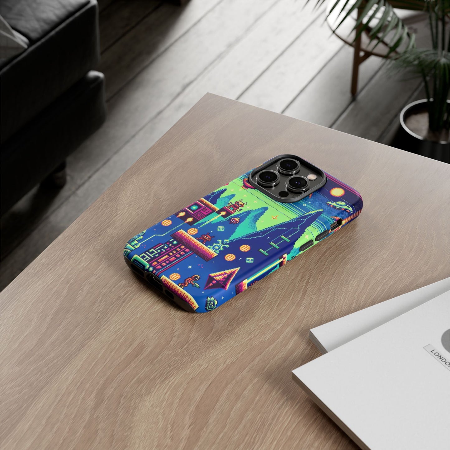 iPhone Retro Gaming Tough Case - Pixel Art Design for Gamers