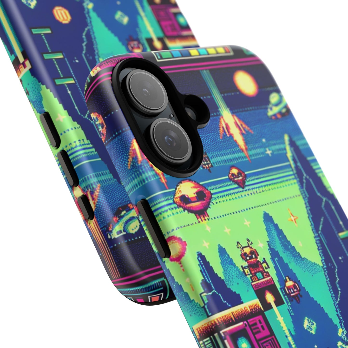 iPhone Retro Gaming Tough Case - Pixel Art Design for Gamers