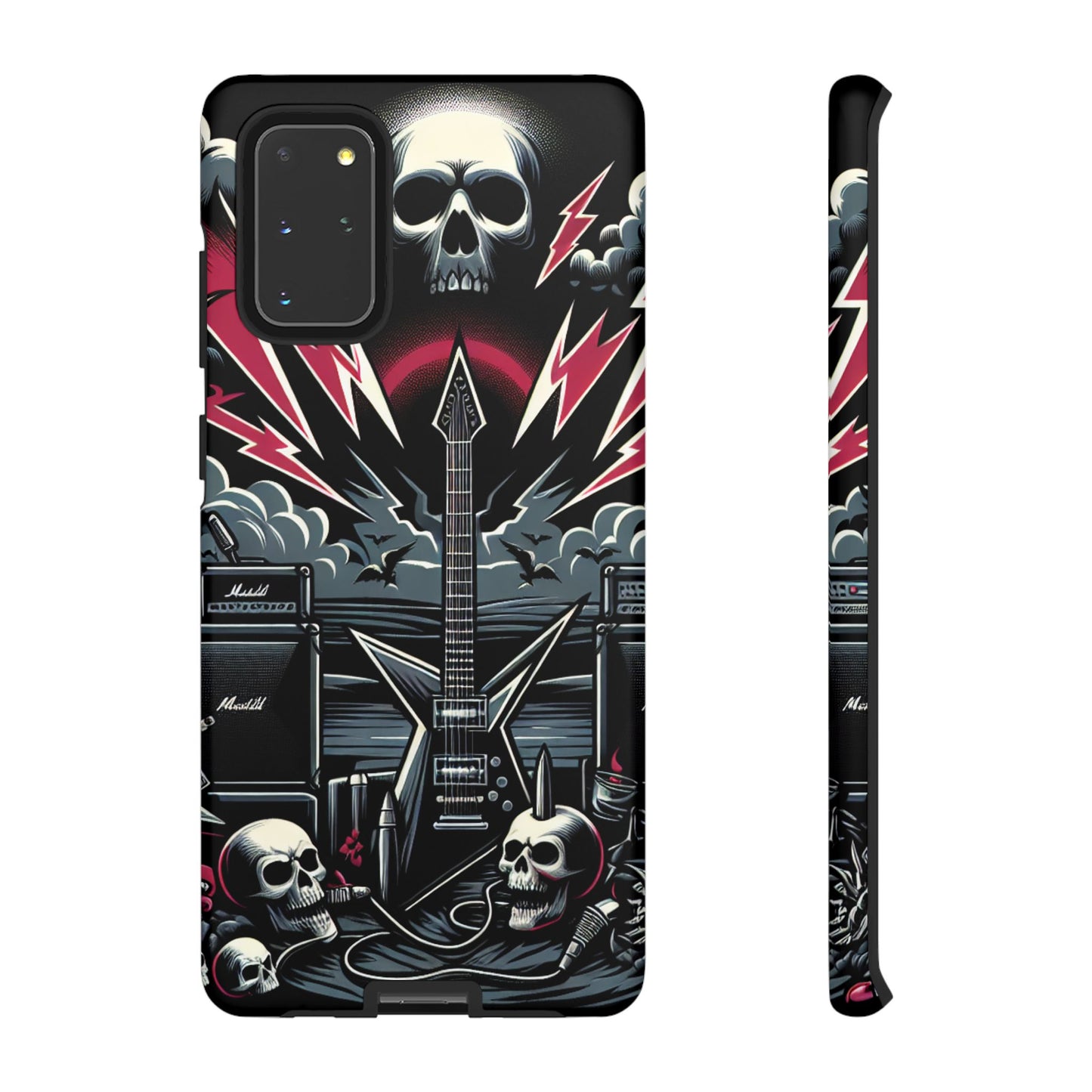 Android Tough Phone Case: Metal Inspired