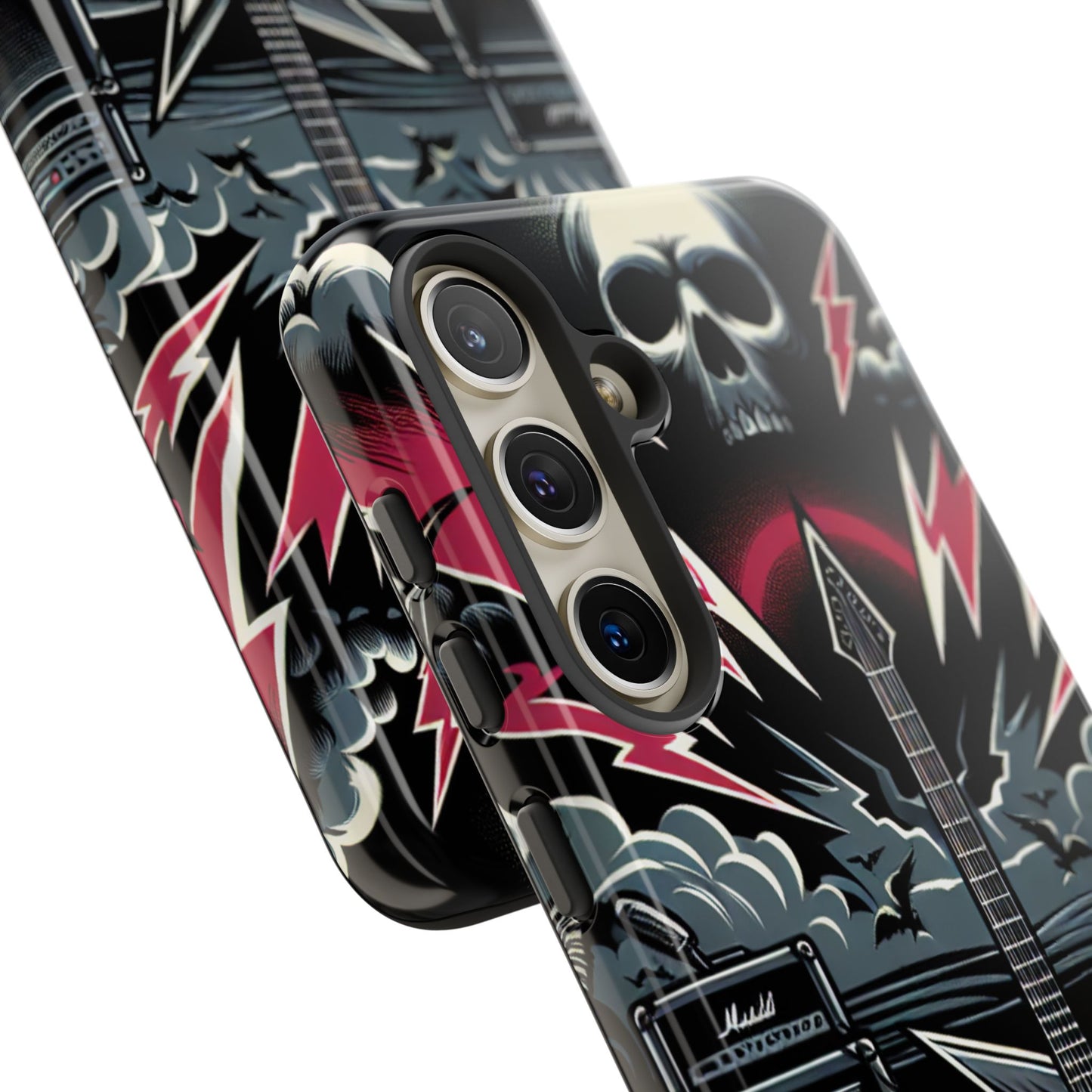 Android Tough Phone Case: Metal Inspired