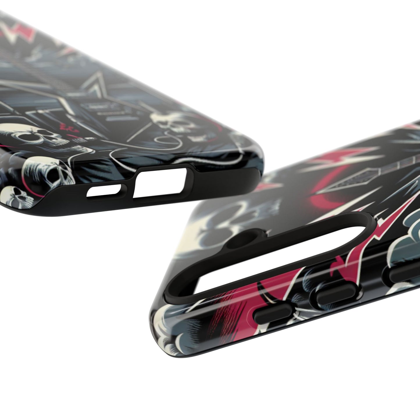 Android Tough Phone Case: Metal Inspired