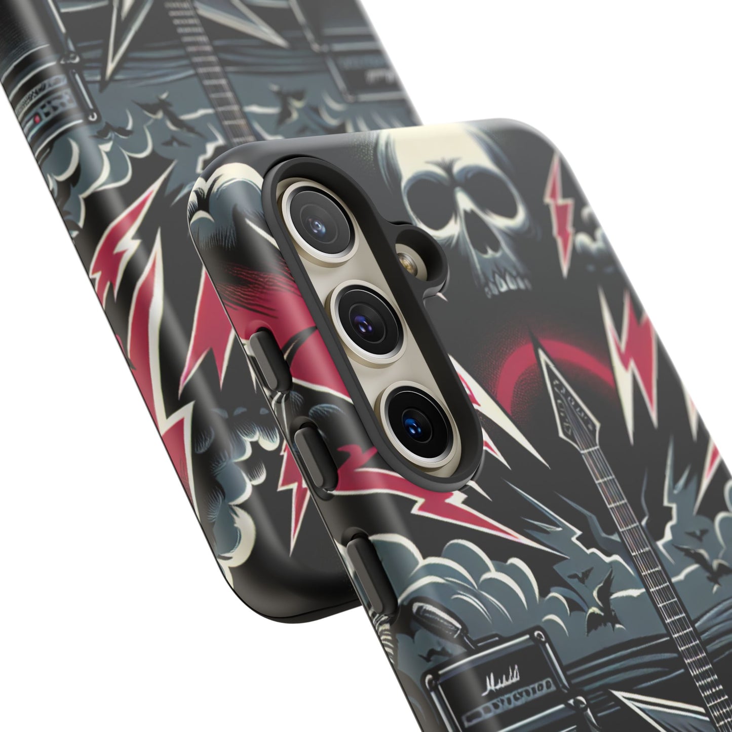 Android Tough Phone Case: Metal Inspired