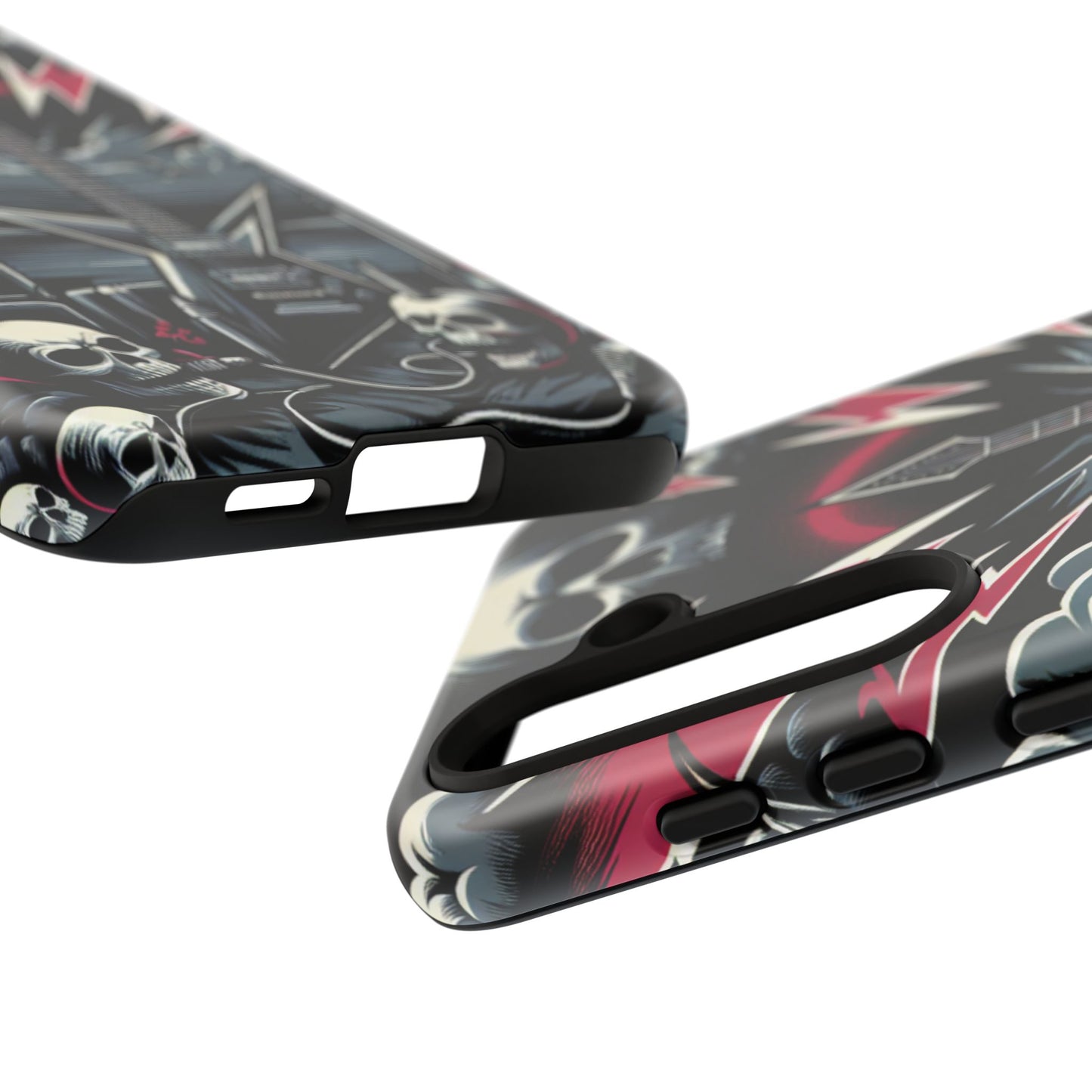 Android Tough Phone Case: Metal Inspired