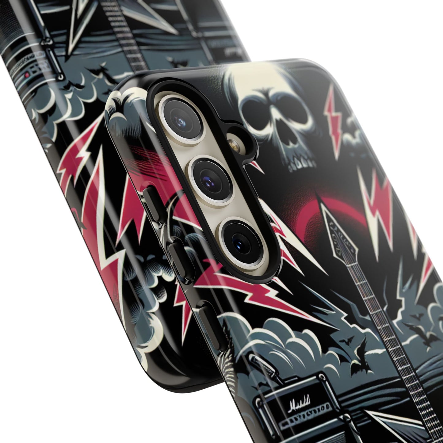 Android Tough Phone Case: Metal Inspired