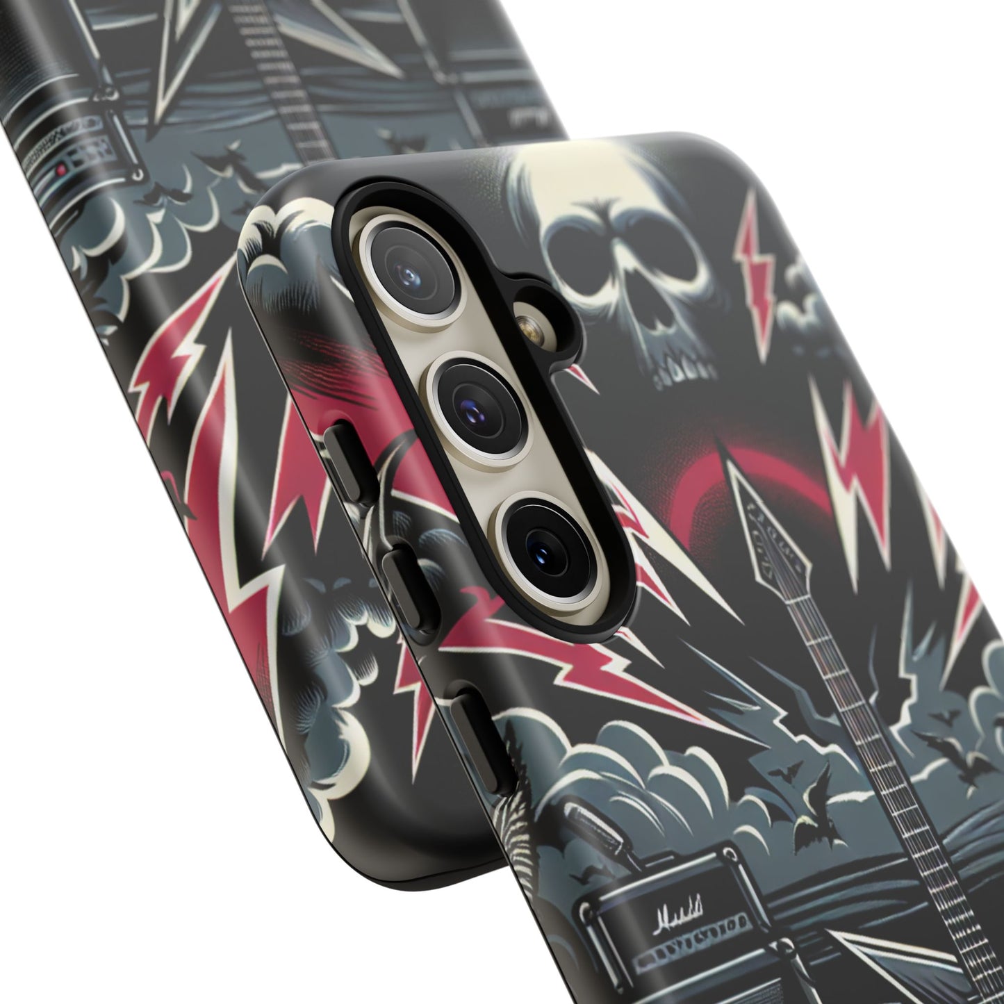 Android Tough Phone Case: Metal Inspired