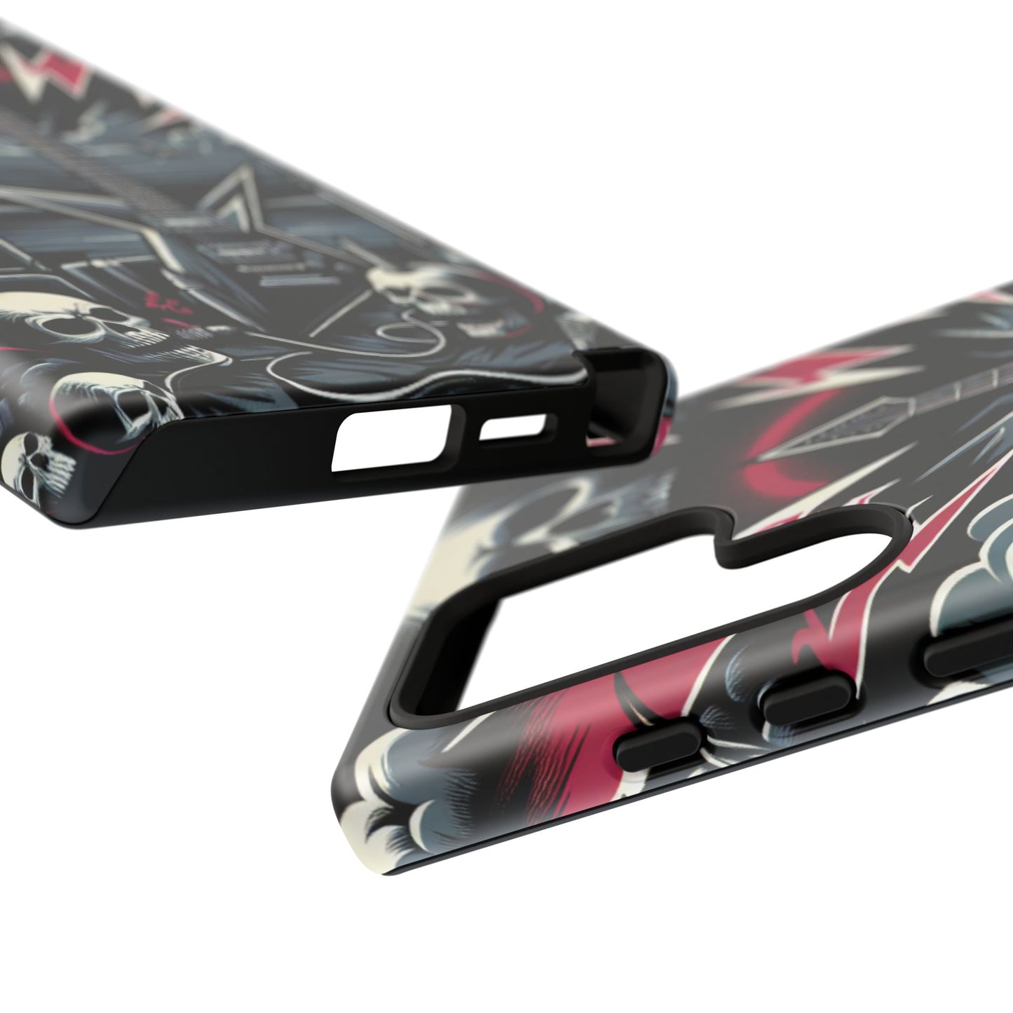Android Tough Phone Case: Metal Inspired
