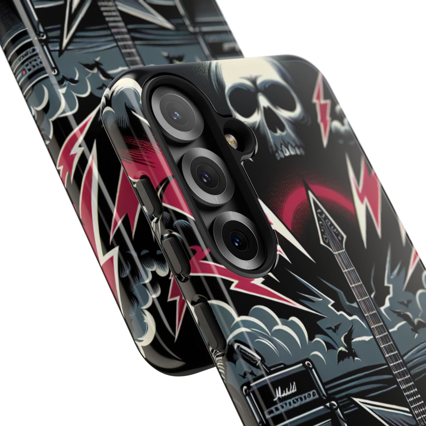Android Tough Phone Case: Metal Inspired