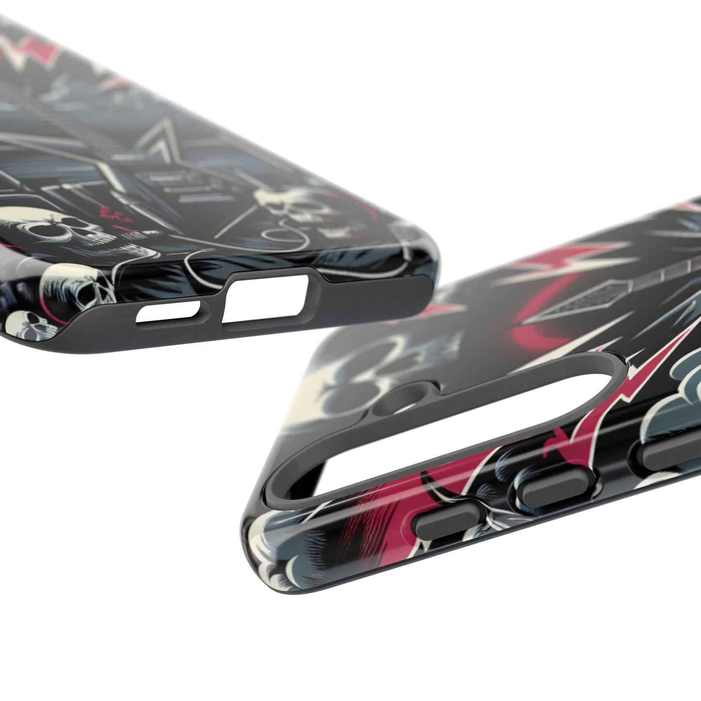 Android Tough Phone Case: Metal Inspired
