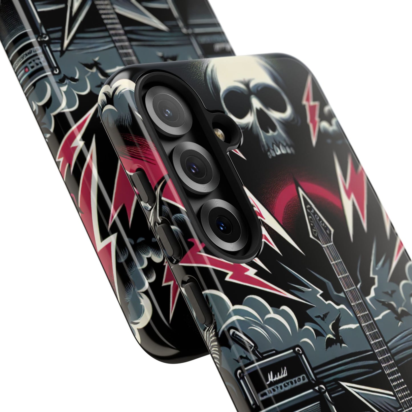 Android Tough Phone Case: Metal Inspired