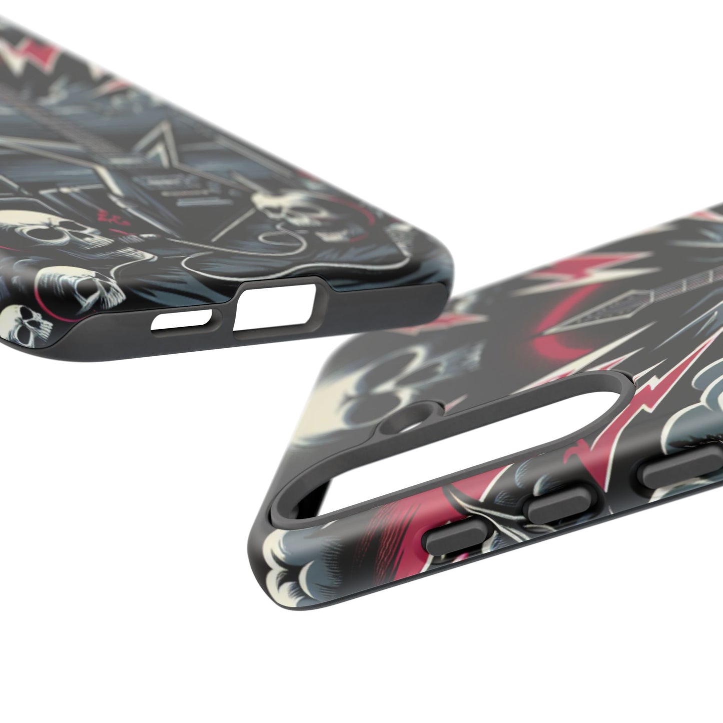 Android Tough Phone Case: Metal Inspired