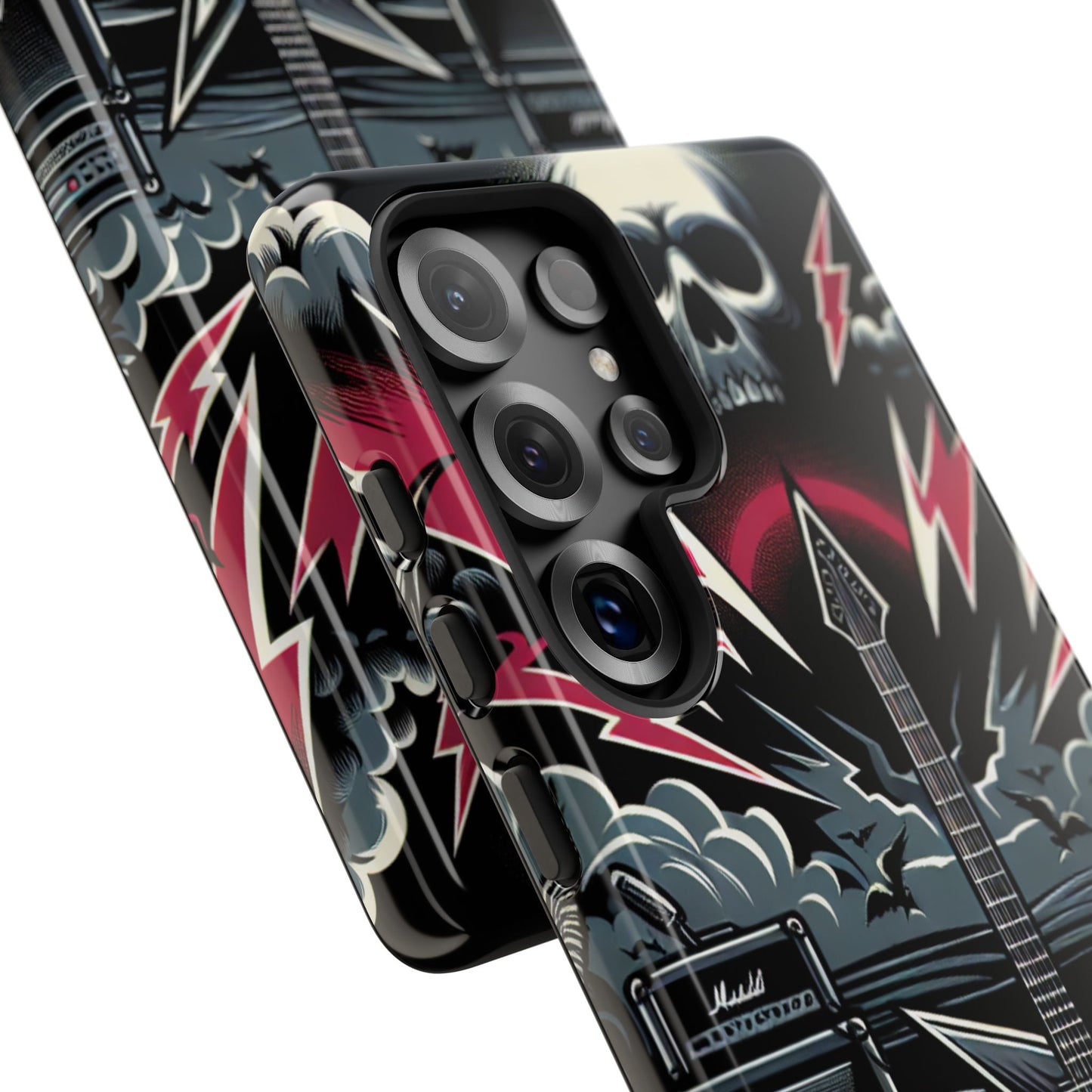 Android Tough Phone Case: Metal Inspired