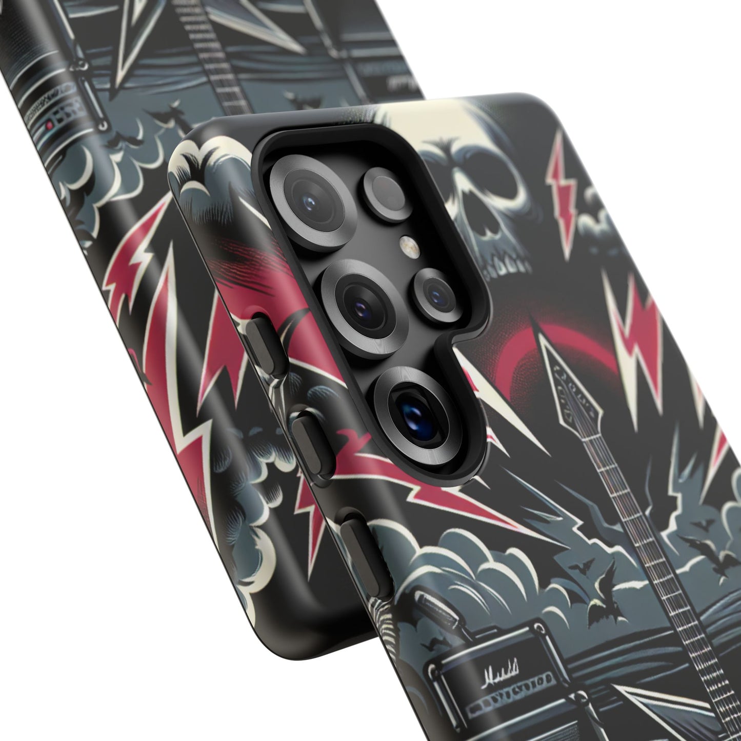 Android Tough Phone Case: Metal Inspired