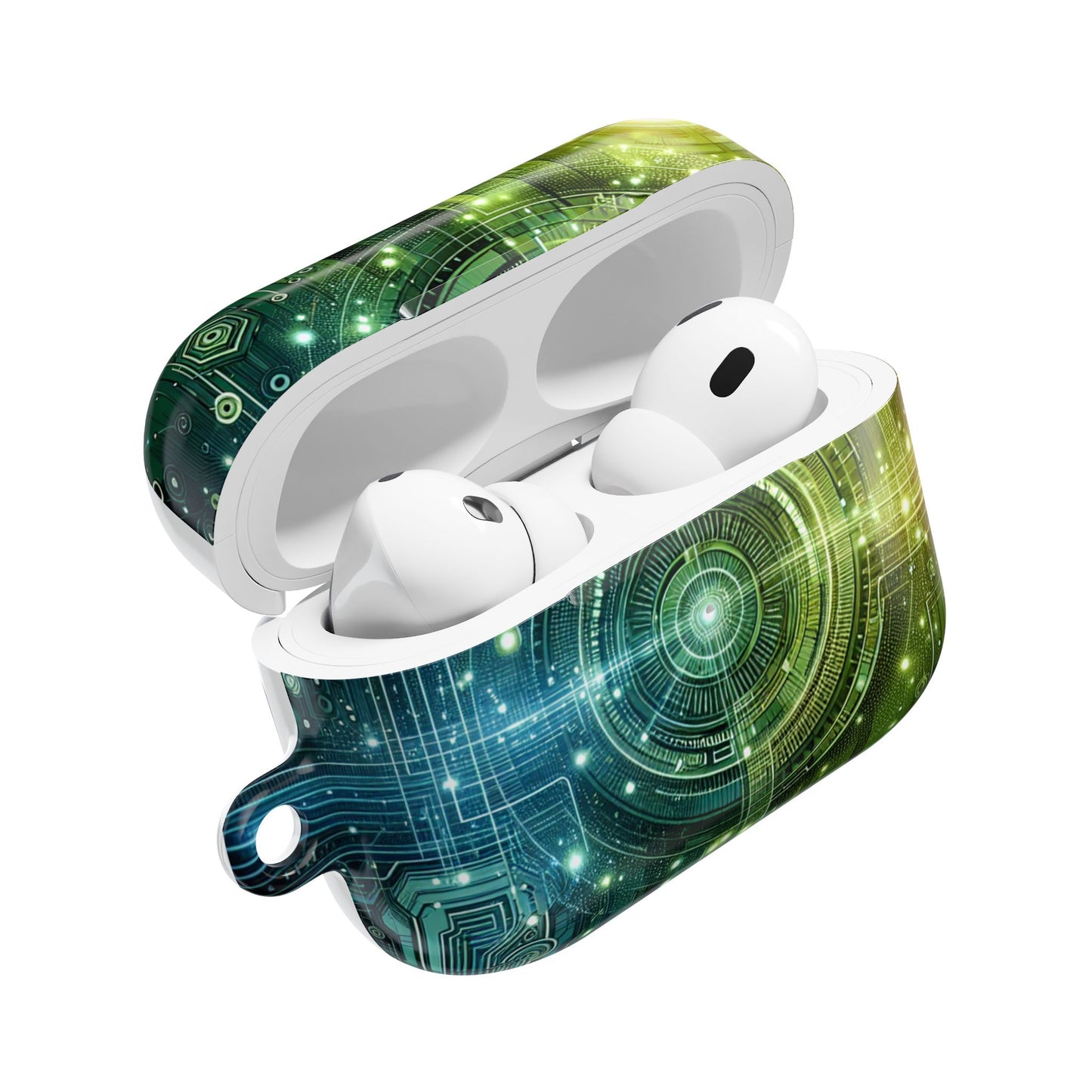Futuristic AirPod Case - Tech-Inspired Design for Music Lovers - Super Tech Bargains