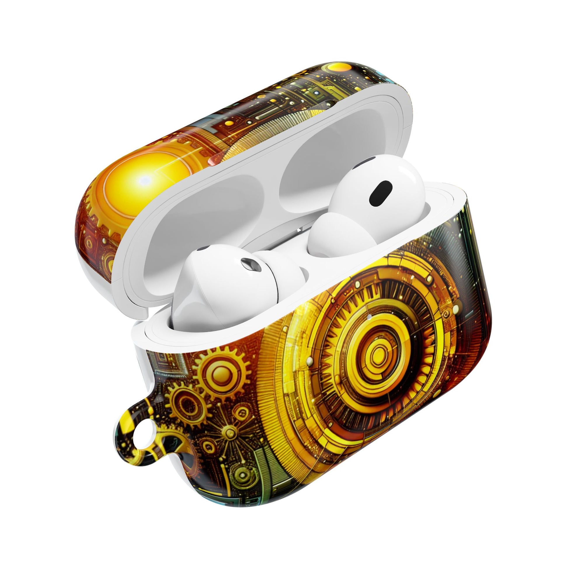 Futuristic Design AirPod Case - Tech Lover's Accessory - Super Tech Bargains