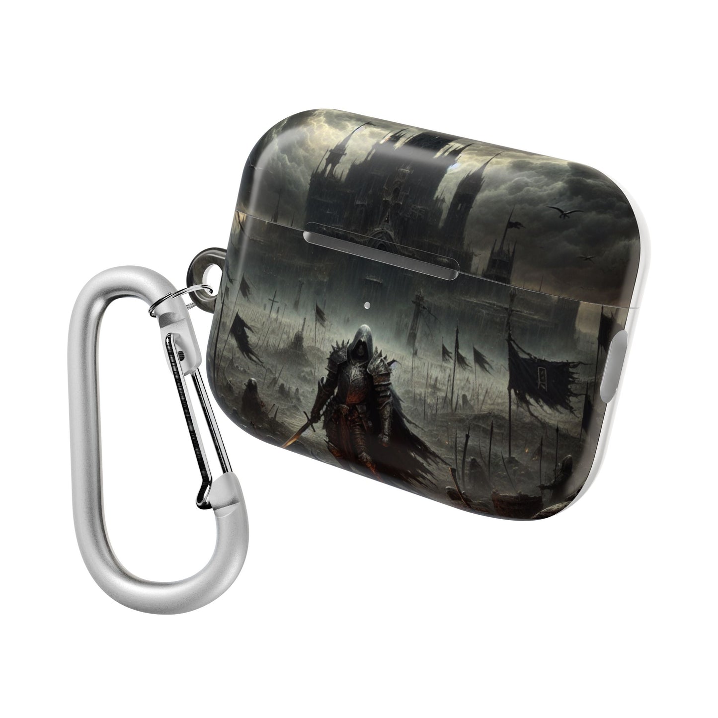 Fantasy Warrior AirPod Case - Bold Design for Gamers and Fantasy Lovers - Super Tech Bargains