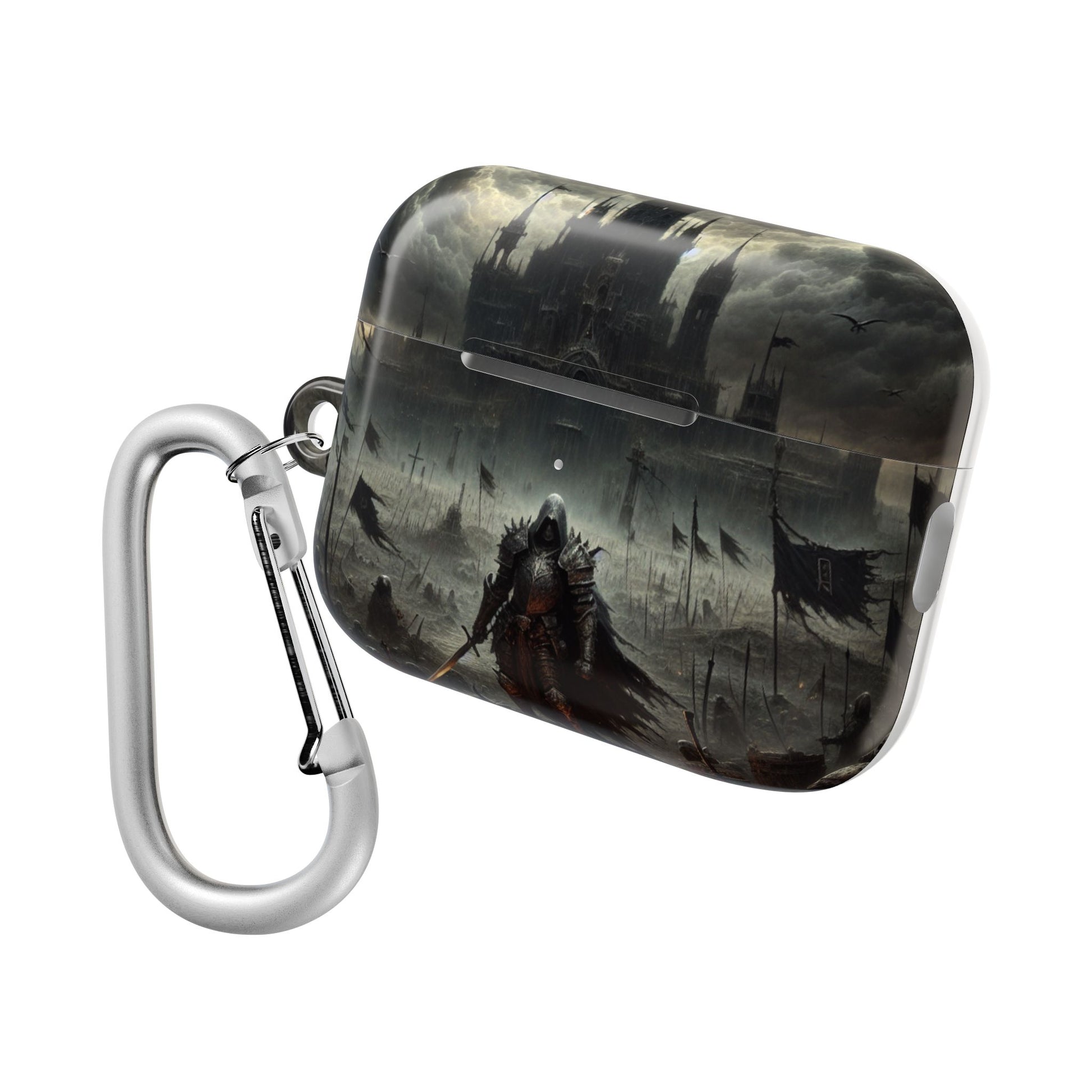 Fantasy Warrior AirPod Case - Bold Design for Gamers and Fantasy Lovers - Super Tech Bargains