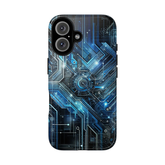 Futuristic Tech iPhone Case - Tough Cases for Modern Aesthetics