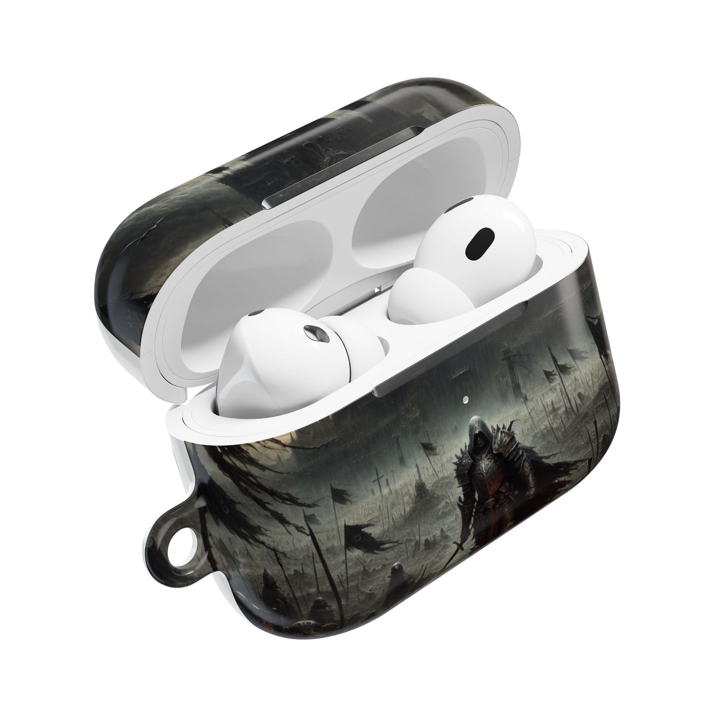 Fantasy Warrior AirPod Case - Bold Design for Gamers and Fantasy Lovers - Super Tech Bargains