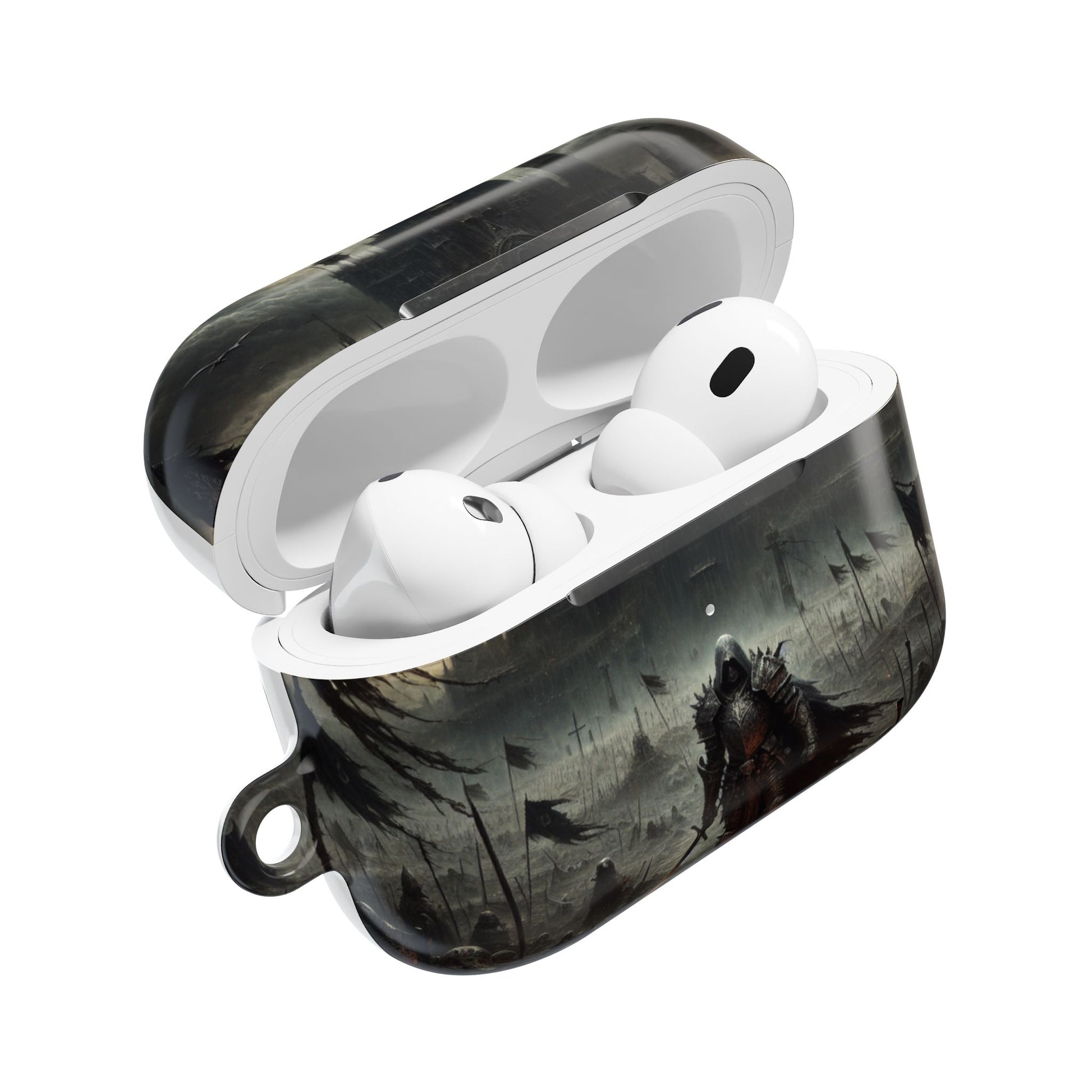 Fantasy Warrior AirPod Case - Bold Design for Gamers and Fantasy Lovers - Super Tech Bargains