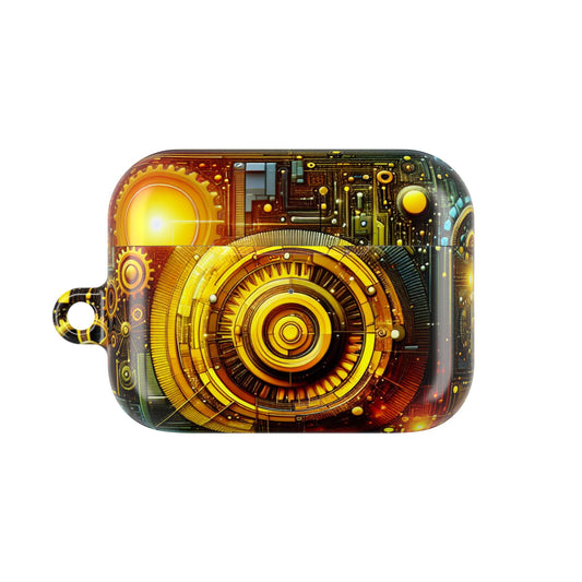 Futuristic Design AirPod Case - Tech Lover's Accessory - Super Tech Bargains